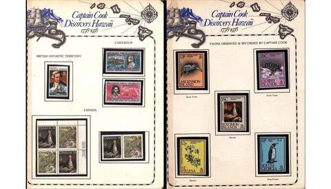 1778-1978 CAPTAIN COOK DISCOVERS HAWAII - EXCLUSIVE ALBUM, GREAT BUY !!